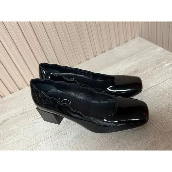 AGL Angie Wave Patent Leather Pump Womens Shoes Sz US6 New - Picture 10 of 16